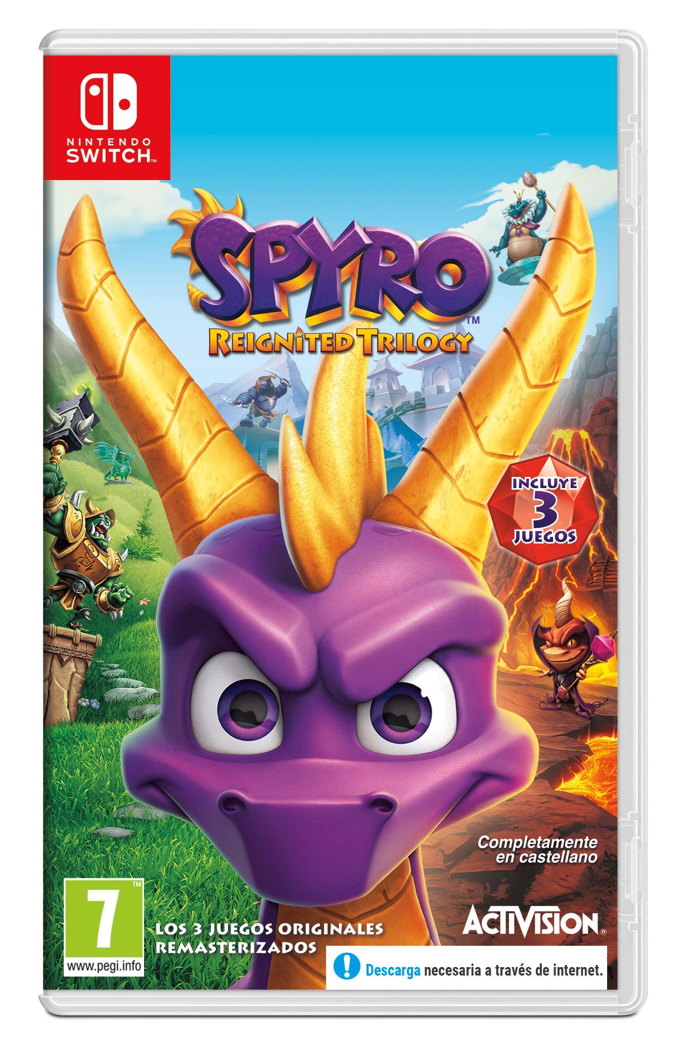 Spyro Reignited Trilogy - NINTENDO SWITCH - PAL ESP - Nuevo Spyro Reignited Trilogy - NINTENDO SWITCH - PAL ESP - Nuevo